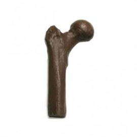 2.80 Oz. Chocolate Hip Bone Large Logo Branded