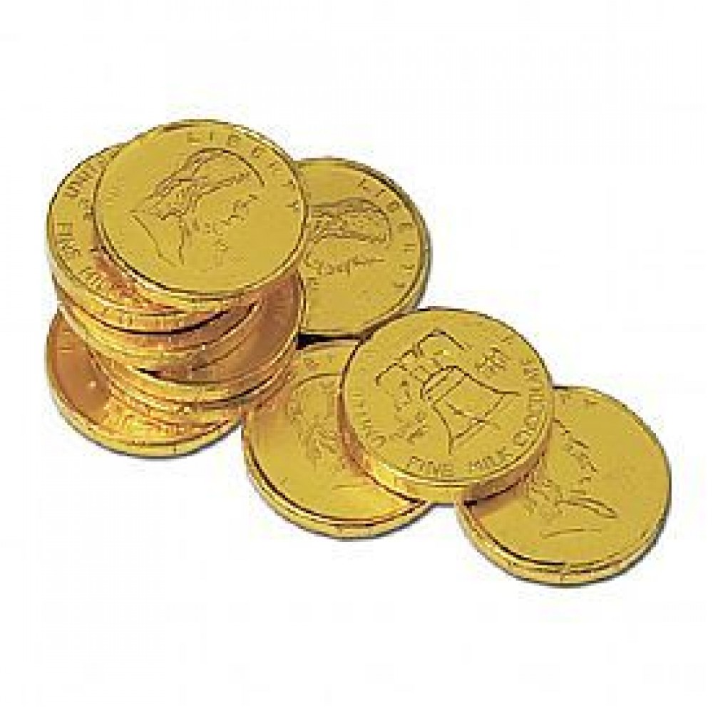 Stock Franklin & Liberty Chocolate Coins Custom Printed Stock Franklin & Liberty Chocolate Coins Custom Printed