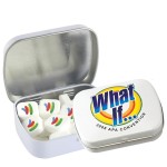 Custom Imprinted Domed Tin - Imprinted Square Mints