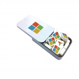 Slider Tin With Printed Mints Custom Imprinted