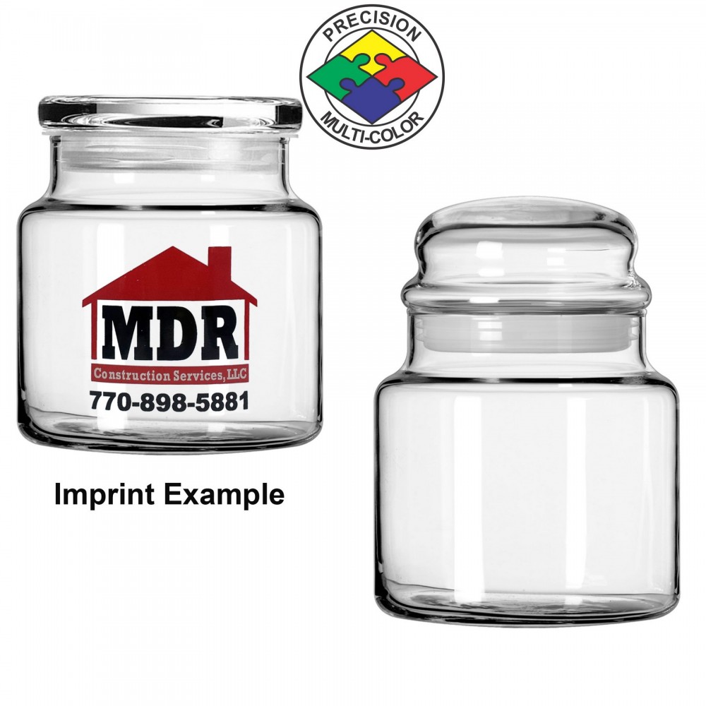 22 Oz. #16 Bubble-Top Candy Jar (Screen Printed) Custom Imprinted 22 Oz. #16 Bubble-Top Candy Jar (Screen Printed) Custom Imprinted