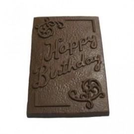 Custom Printed 8.80 Oz. Chocolate Happy Birthday XLG Bar