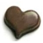 Custom Printed 0.10 Oz. Chocolate Hearts Playing Card Symbol