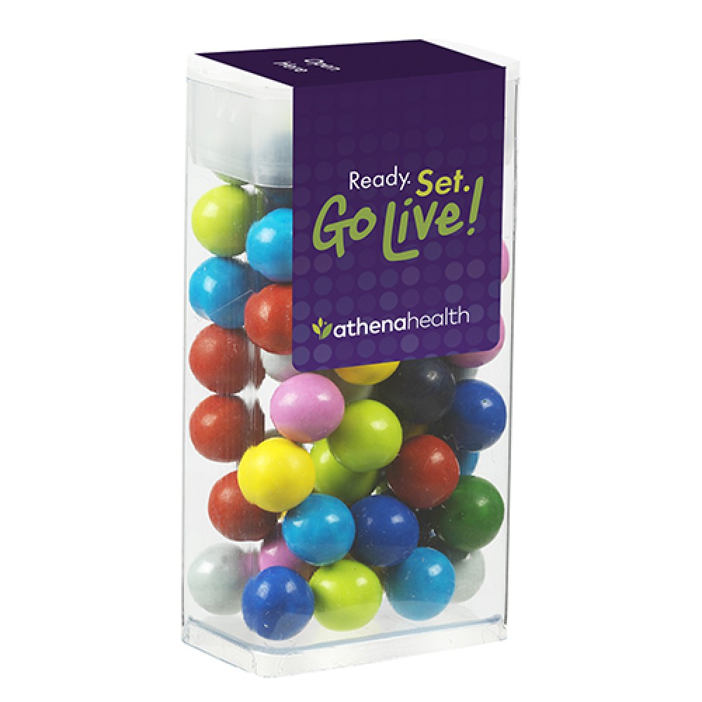 Medium Flip Top Candy Dispensers - Sixlets Custom Printed Medium Flip Top Candy Dispensers - Sixlets Custom Printed