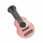 Promotional Pink Acoustic Guitar Shaped Mint Tin