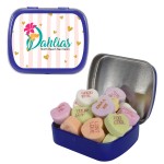 Small Mint Tin with Conversation Hearts Custom Imprinted
