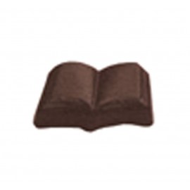 Custom Imprinted 0.4 Oz. Medium Chocolate Open Book