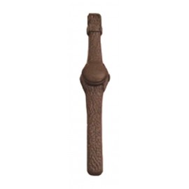 0.96 Oz. Chocolate Leather Band Watch Custom Printed  0.96 Oz. Chocolate Leather Band Watch Custom Printed