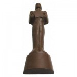 Custom Imprinted 6.4 Oz. Chocolate Statue XL w/ Base