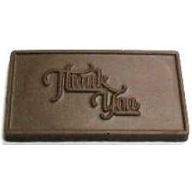 Logo Branded 1.44 Oz. Thank You Chocolate Business Card w/Outline  Logo Branded 1.44 Oz. Thank You Chocolate Business Card w/Outline