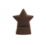 4.32 Oz. 2 Piece Chocolate Star Award Logo Branded