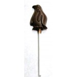 0.48 Oz. Chocolate Penguin On a Stick Logo Branded