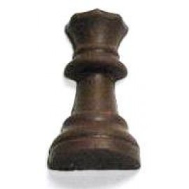 1.28 Oz. Chocolate Chess Queen 3D Custom Printed
