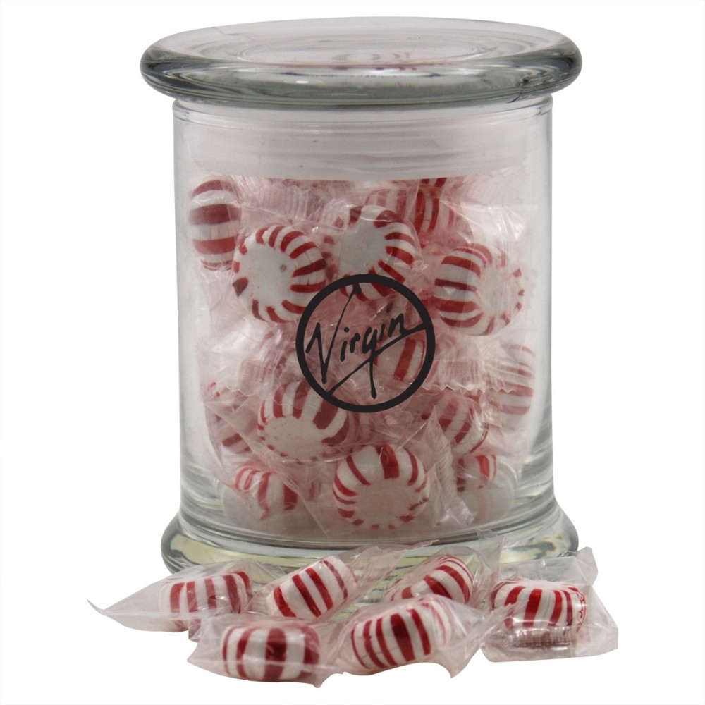 Jar w/Starlight Peppermints Custom Printed Jar w/Starlight Peppermints Custom Printed