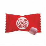Custom Imprinted Buttermints Cool Creamy Mint - Pink - Custom Wrapper