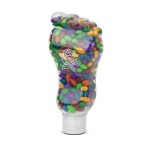 Foot Shaped Candy Container Custom Printed