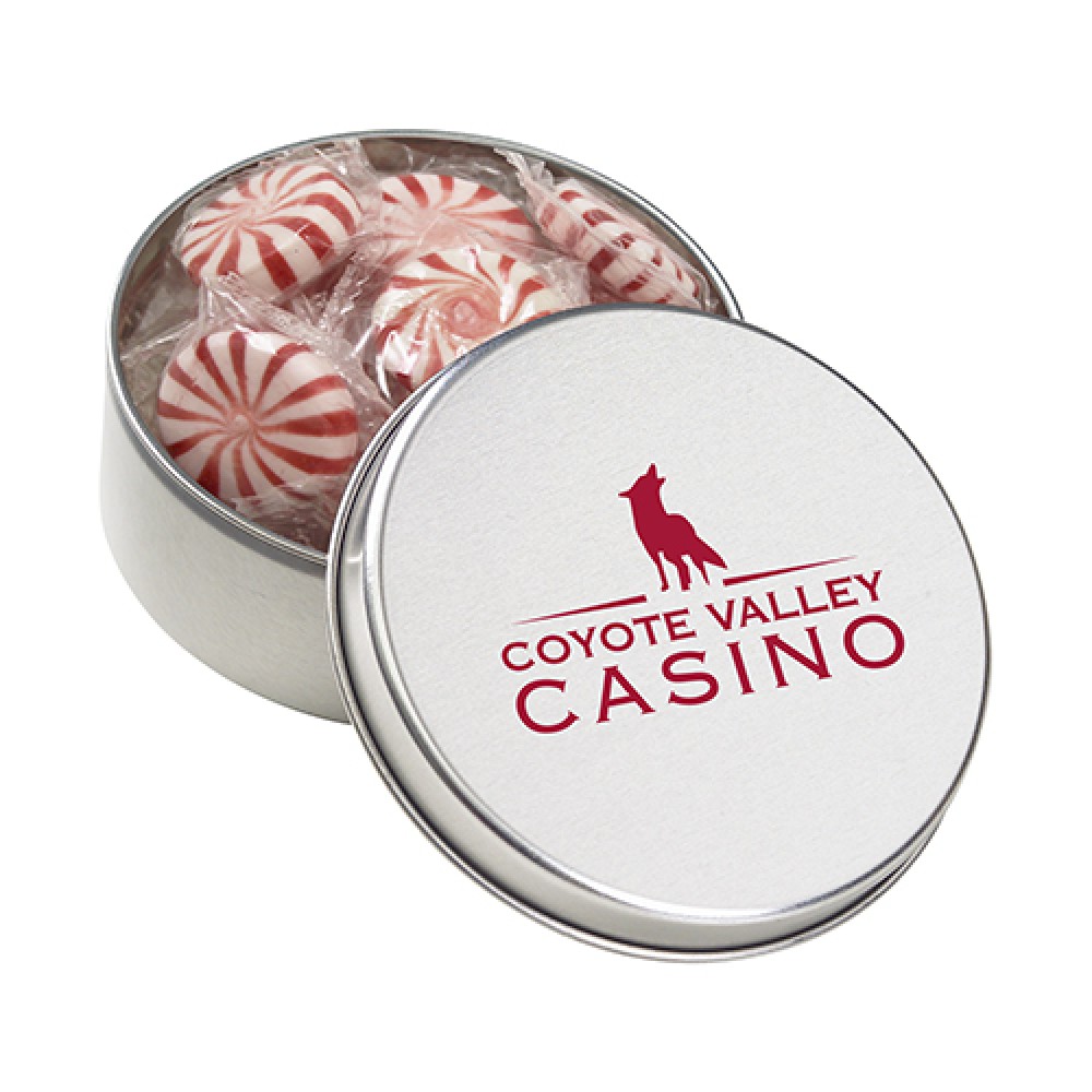 Large Round Tin - Starlight Mints Logo Branded Large Round Tin - Starlight Mints Logo Branded