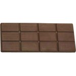 2.08 Oz. 12 Piece Chocolate Candy Breakaway Bar w/3"x4" Squares Custom Printed