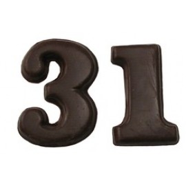 Promotional Medium Number 0 Stock Chocolate Shape  Promotional Medium Number 0 Stock Chocolate Shape