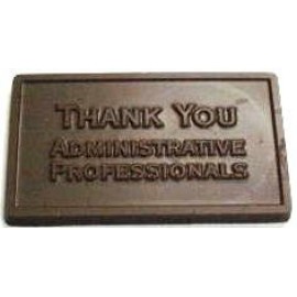 Logo Branded 1.44 Oz. Thank You Administrative Professionals Chocolate Business Card