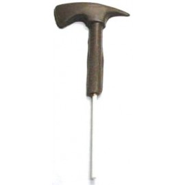 Custom Printed 0.48 Oz. Chocolate Axe On A Stick