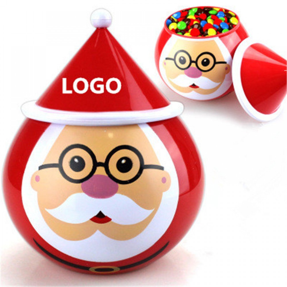 Christmas Candy Gift Can Logo Branded Christmas Candy Gift Can Logo Branded