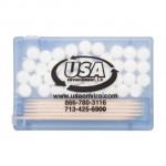 Rectangle Mints & Toothpicks - Translucent Blue Logo Branded