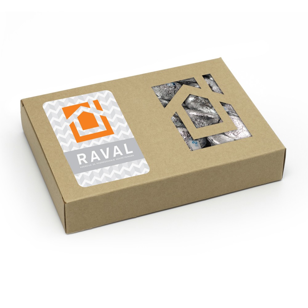 Logo Branded Window Holiday Box Logo Branded Window Holiday Box