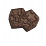 Custom Imprinted 0.32 Oz. Chocolate Dice