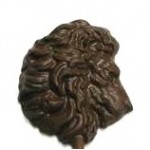 Custom Printed 1.6 Oz. Chocolate Lion Head