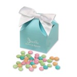 Logo Branded Chocolate Gourmet Mints in Robin's Egg Blue Classic Treats Gift Box