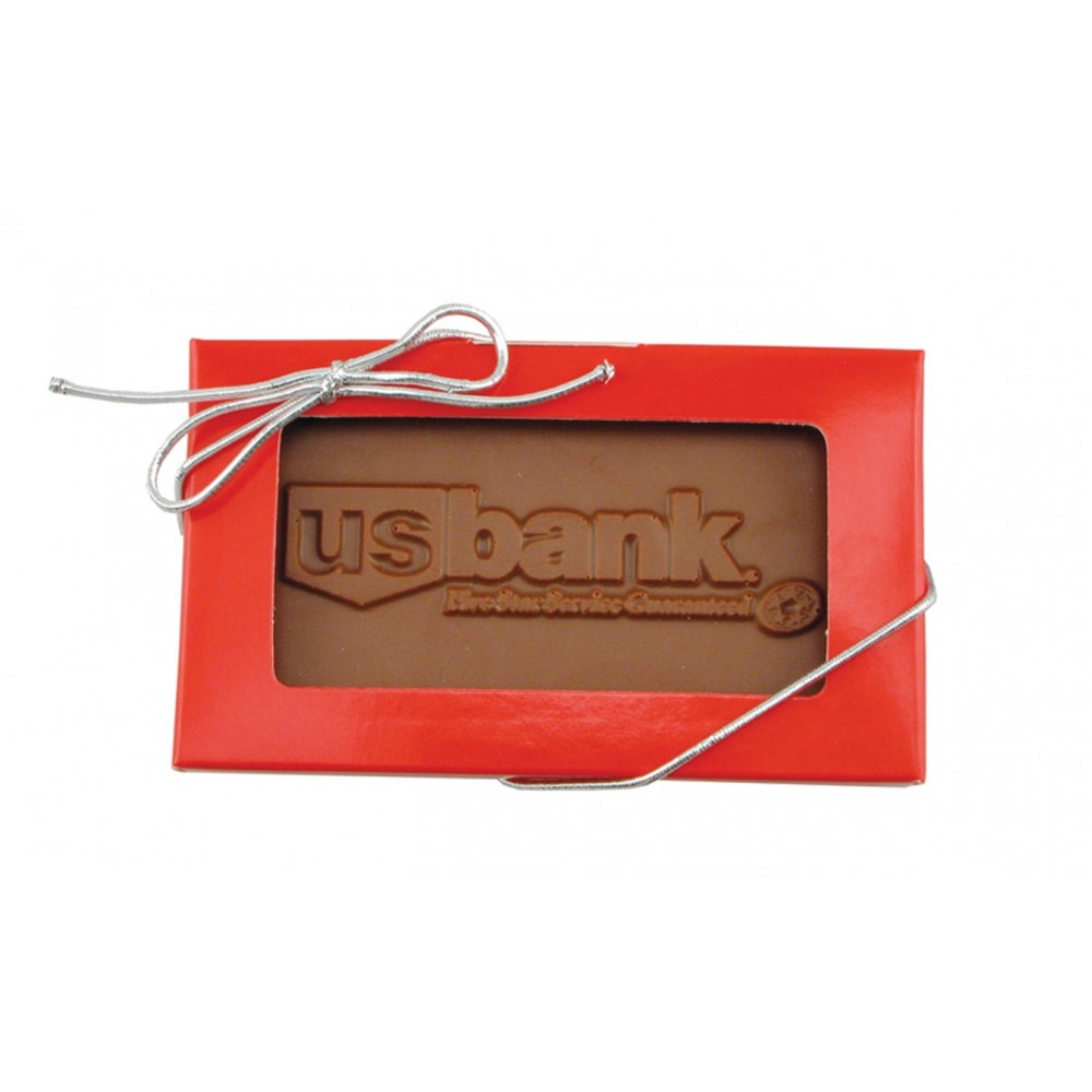 Custom Imprinted 1.44 Oz. Chocolate Business Card Bar