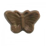 Custom Imprinted 0.40 Oz. Small Thick Chocolate Butterfly