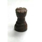 Custom Imprinted 0.80 Oz. Chocolate Chess Rook 3D