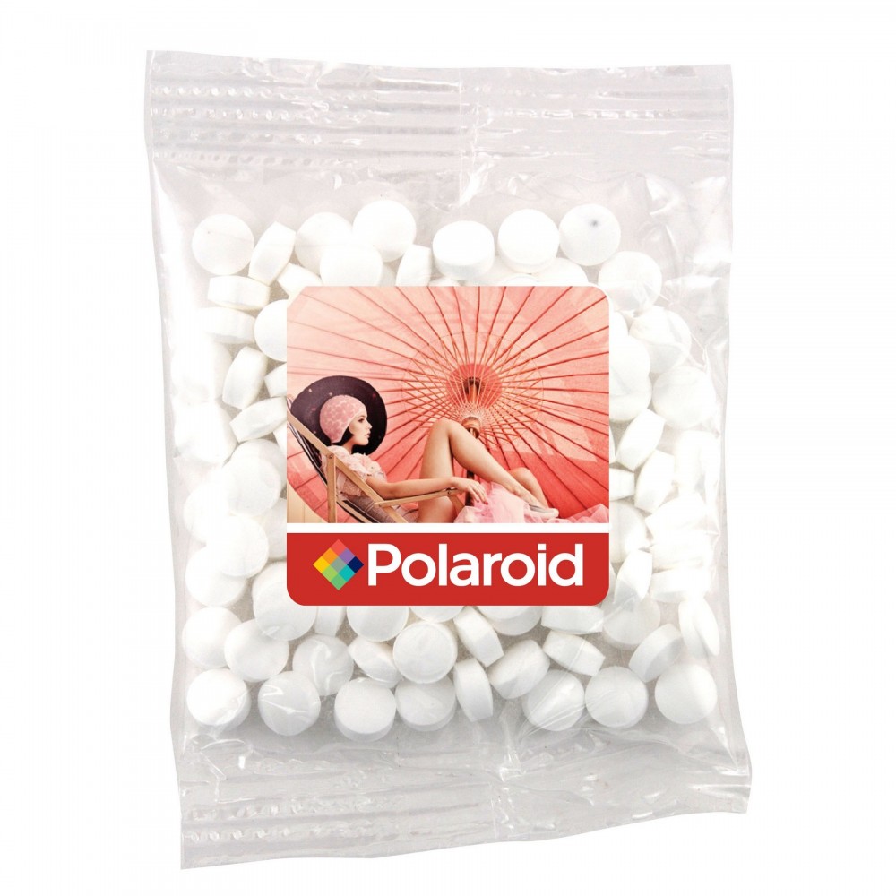 Snack Bag w/Mini Mints Custom Imprinted Snack Bag w/Mini Mints Custom Imprinted