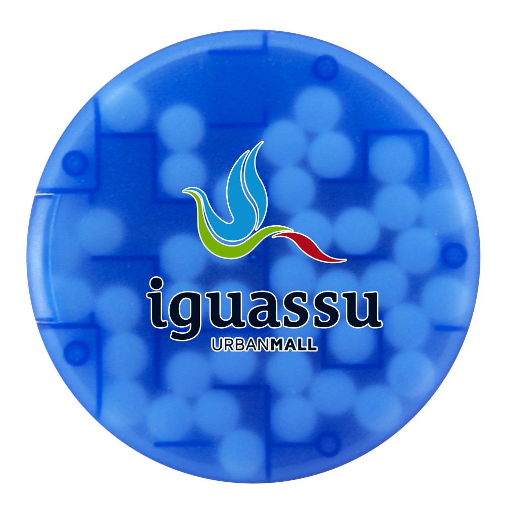 Round Puzzle Credit Card Mints Logo Branded Round Puzzle Credit Card Mints Logo Branded