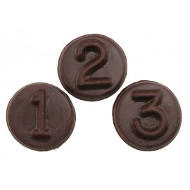 Promotional Number Rounds 8 Stock Chocolate Shape  Promotional Number Rounds 8 Stock Chocolate Shape
