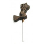 Logo Branded 0.8 Oz. Chocolate Mermaid On A Stick