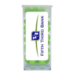Pop Top Plastic Dispenser with Candy, Mints, or Chocolate Logo Branded