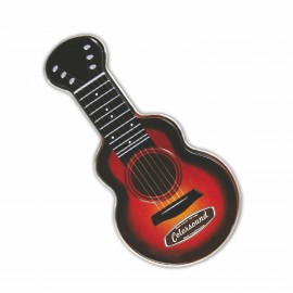 Red Acoustic Guitar Shaped Mint Tin Logo Branded  Red Acoustic Guitar Shaped Mint Tin Logo Branded