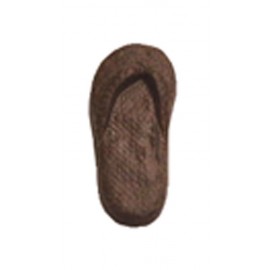 0.64 Oz. Chocolate Sandal/Flip Flops Logo Branded