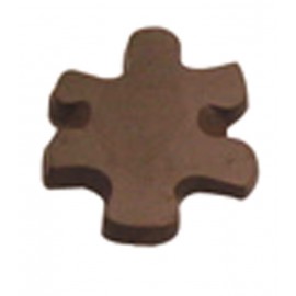 0.24 Oz. Chocolate Puzzle Piece Logo Branded  0.24 Oz. Chocolate Puzzle Piece Logo Branded