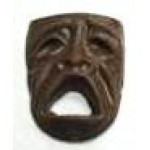 Promotional 1.60 Oz. Chocolate Drama Mask Large Frown