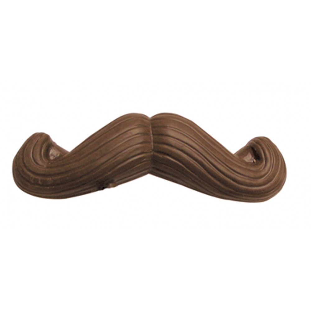 1.92 Oz. Chocolate Moustache w/Curved Ends Custom Imprinted