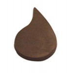0.64 Oz. Chocolate Water Droplet Logo Branded