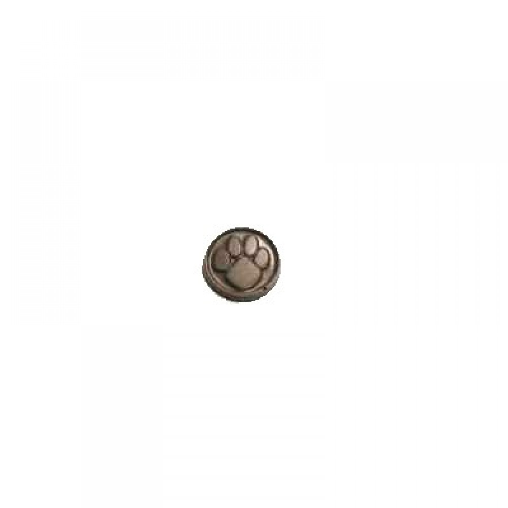 Logo Branded 0.32 Oz. Chocolate Paw Print Logo Branded 0.32 Oz. Chocolate Paw Print