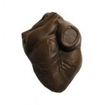 15.52 Oz. Chocolate Human Heart 3D Large Logo Branded