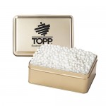 Small Rectangle Tin - White Mints Custom Imprinted