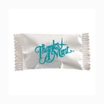 Custom Imprinted Chocolate Buttermints in a Thanks A Mint Classic Wrapper