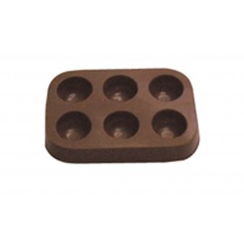 Custom Imprinted 1.76 Oz. Chocolate Muffin Tin  Custom Imprinted 1.76 Oz. Chocolate Muffin Tin